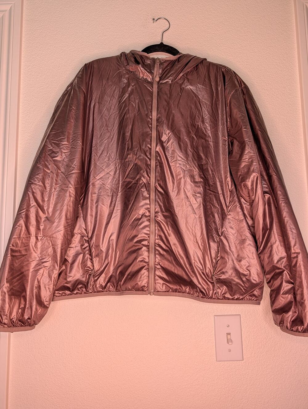 Aritzia TNA The Pillow Puff Packable Vegan Down Puffer Jacket XL Brown Travel
